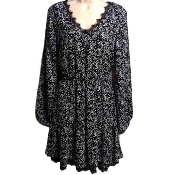 Maurices Dresses & Skirts - Black Floral Print Dress